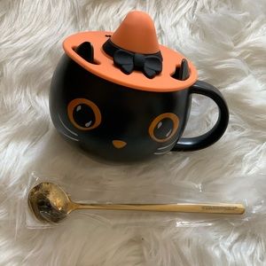Starbucks Halloween Cat Mug